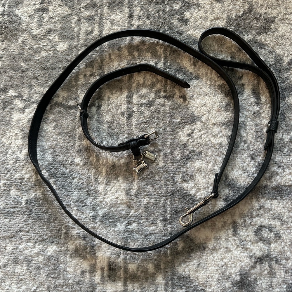 Coach Dog Collar and Leash
